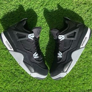 Jordan 4 GS ‘Black canvas’ size 7Y brand new authentic fast shipping🚀